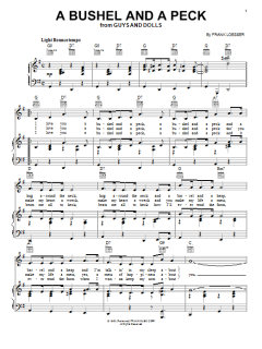 A Bushel And A Peck von Frank Loesser (Download) 