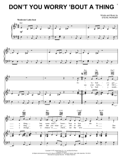 Don't You Worry 'Bout A Thing von Stevie Wonder (Download) 