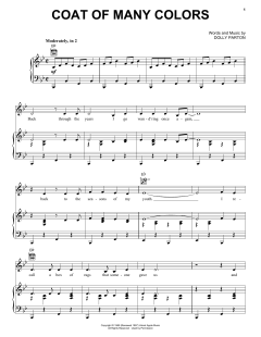 Coat Of Many Colors von Dolly Parton (Download) 