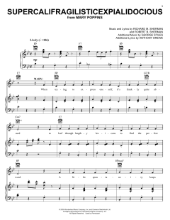 Supercalifragilisticexpialidocious von Anthony Drewe (Download) 