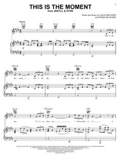 This Is The Moment von Leslie Bricusse (Download) 