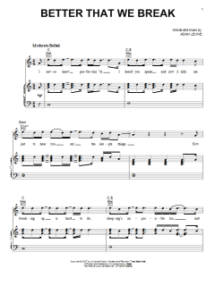 Better That We Break von Maroon 5 (Download) 