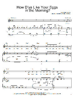 How D'Ya Like Your Eggs In The Morning? von Sammy Cahn (Download) 