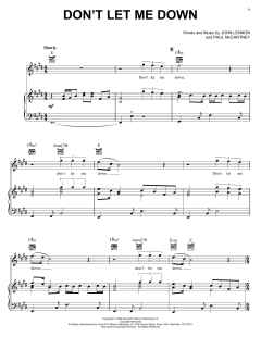 Don't Let Me Down von The Beatles (Download) 