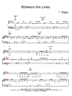 Between The Lines von Sara Bareilles (Download) 