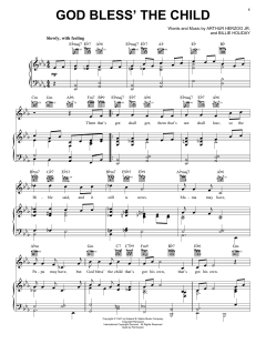 God Bless' The Child von Billie Holiday (Download) 