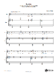 Kaddish von Jeff Marder (Download) 