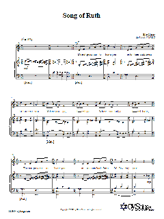 Song of Ruth von Eliot Glaser (Download) 