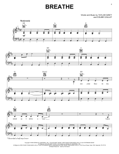 Breathe von Taylor Swift (Download) 