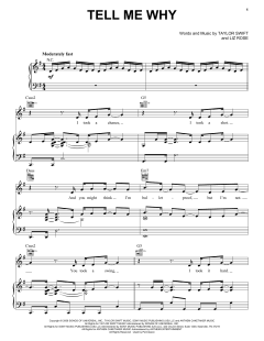 Tell Me Why von Taylor Swift (Download) 