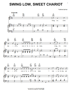 Swing Low, Sweet Chariot von Traditional Spiritual (Download) 