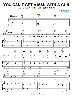 You Can't Get A Man With A Gun von Irving Berlin (Download) 