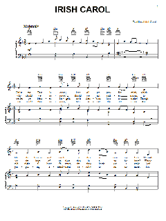 Irish Carol von Traditional (Download) 