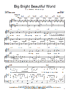 Big Bright Beautiful World von Jeanine Tesori (Download) 