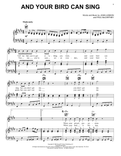 And Your Bird Can Sing von The Beatles (Download) 