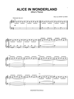 Alice's Theme von Danny Elfman (Download) 