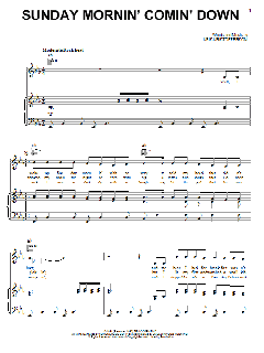 Sunday Mornin' Comin' Down von Johnny Cash (Download) 