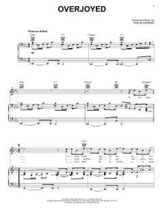 Overjoyed von Stevie Wonder (Download) 