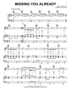 Missing You Already von Gilbert O'Sullivan (Download) 