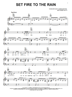 Set Fire To The Rain von Adele (Download) 
