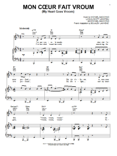 Mon Coeur Fait Vroum (My Heart Goes Vroom) von Michael Giacchino (Download) 