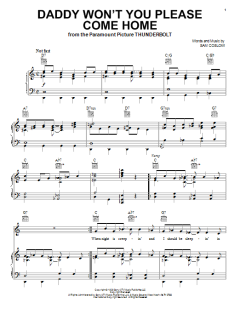 Daddy Won't You Please Come Home von Sam Coslow (Download) 