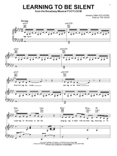 Learning To Be Silent von Dean Pitchford (Download) 
