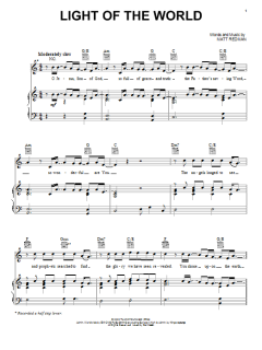 Light Of The World von Matt Redman (Download) 