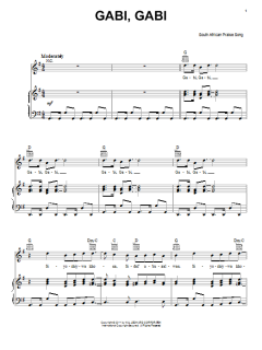 Gabi, Gabi von South African Praise Song (Download) 