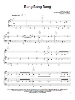 Bang Bang Bang von Christina Perri (Download) 