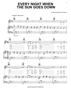 Every Night When Sun Goes Down von Traditional (Download) 