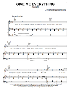 Give Me Everything (Tonight) von Shaffer Smith (Download) 