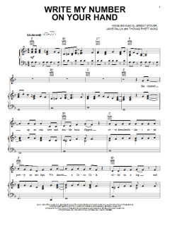Write My Number On Your Hand von Scotty McCreery (Download) 