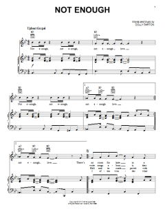 Not Enough von Dolly Parton (Download) 