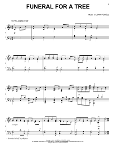 Funeral For A Tree von John Powell (Download) 