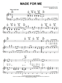 Made For Me von Elton John (Download) 