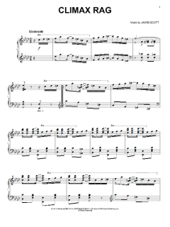 Climax Rag von James Scott (Download) 