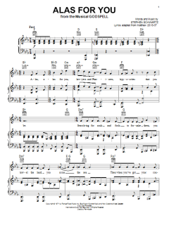 Alas For You von Stephen Schwartz (Download) 