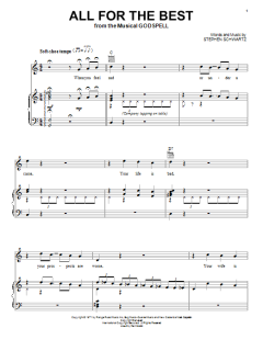 All For The Best von Stephen Schwartz (Download) 