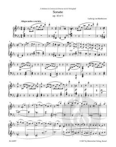 3 Sonaten in c, F, D op. 10 von Ludwig van Beethoven (Download) 