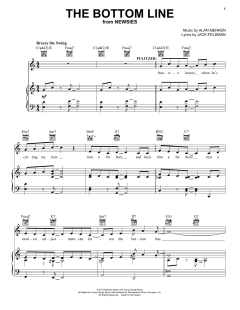 The Bottom Line von Alan Menken (Download) 