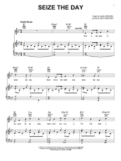 Seize The Day von Alan Menken (Download) 