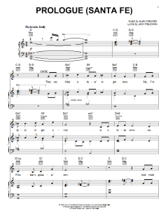 Prologue (Santa Fe) von Alan Menken (Download) 