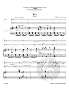 Trio in B op. 97 - "Erzherzog" von Ludwig van Beethoven 