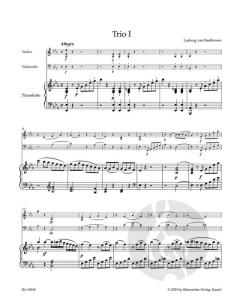Trios op. 1 von Ludwig van Beethoven (Download) 