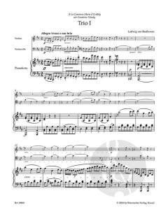 Trios für Klavier, Violine und Violoncello op. 70 
