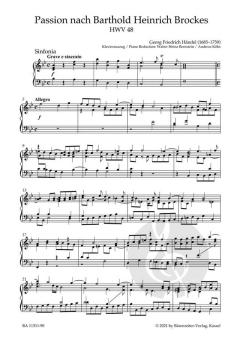 Passion HWV 48 von Georg Friedrich Händel 