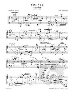 Sonate pour piano von Jean Barraqué (Download) 