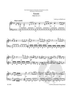 3 Sonaten in Es, f, D WoO 47 - 'Kurfürsten-Sonaten' von Ludwig van Beethoven für Klavier im Alle Noten Shop kaufen