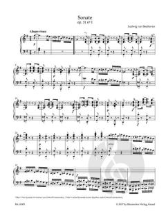 3 Sonaten in G, d ('Sturm'), Es op. 31 von Ludwig van Beethoven für Klavier im Alle Noten Shop kaufen